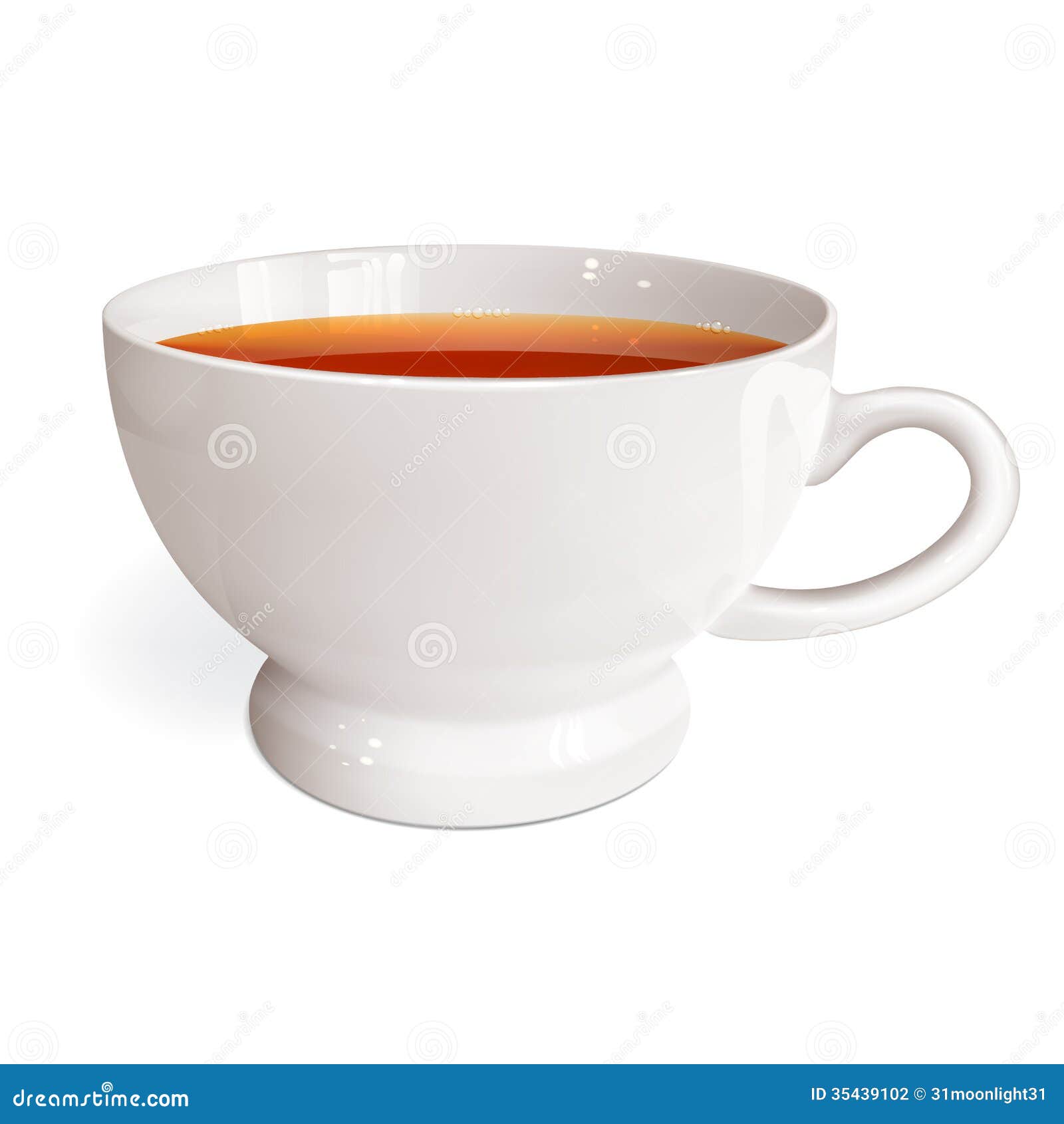 White Cup Of Tea Stock Photography - Image: 35439102