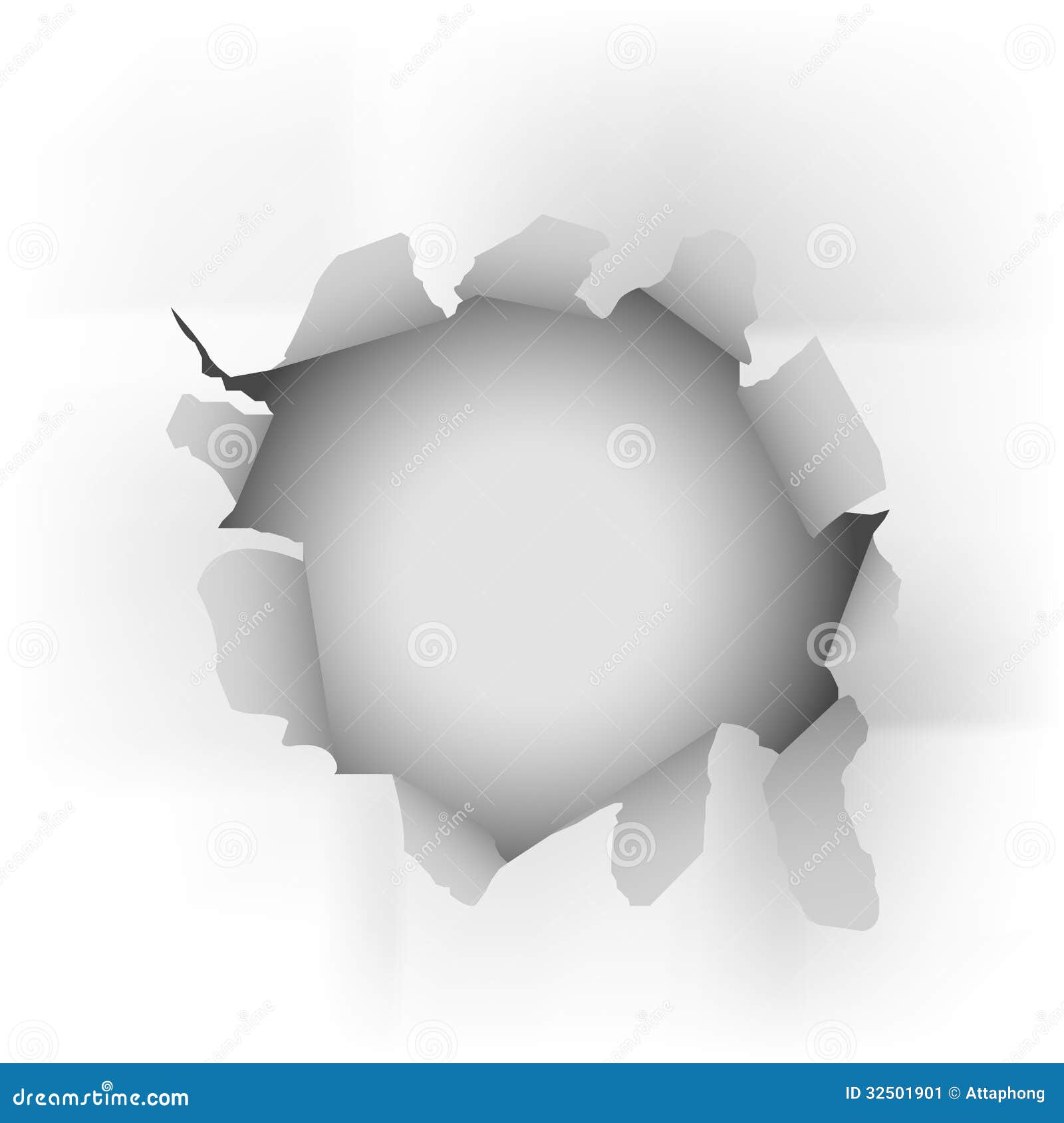 White Torn Paper Vector Stock Image - Image: 32501901
