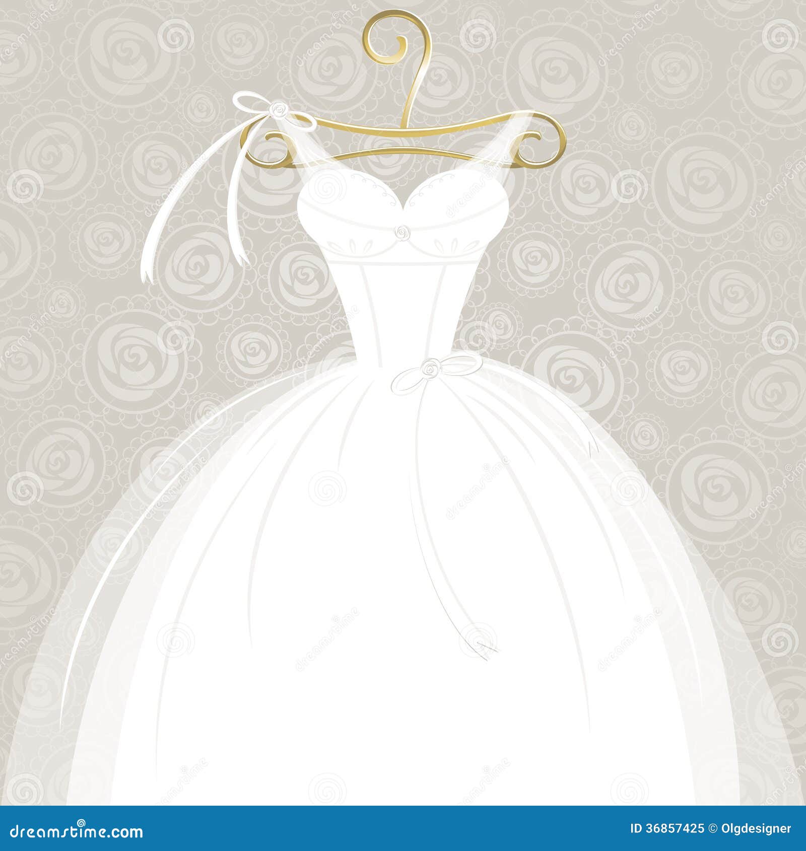 wedding dress clipart vector - photo #43