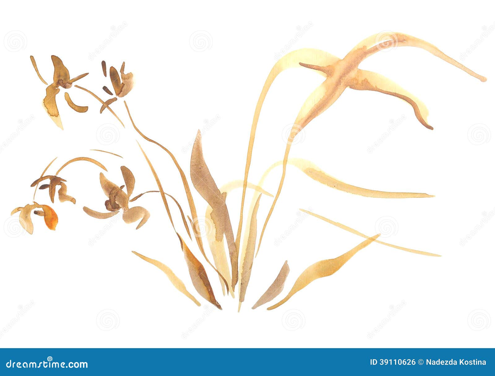 Chinese Orchid Painting Chinese Orchid Painting