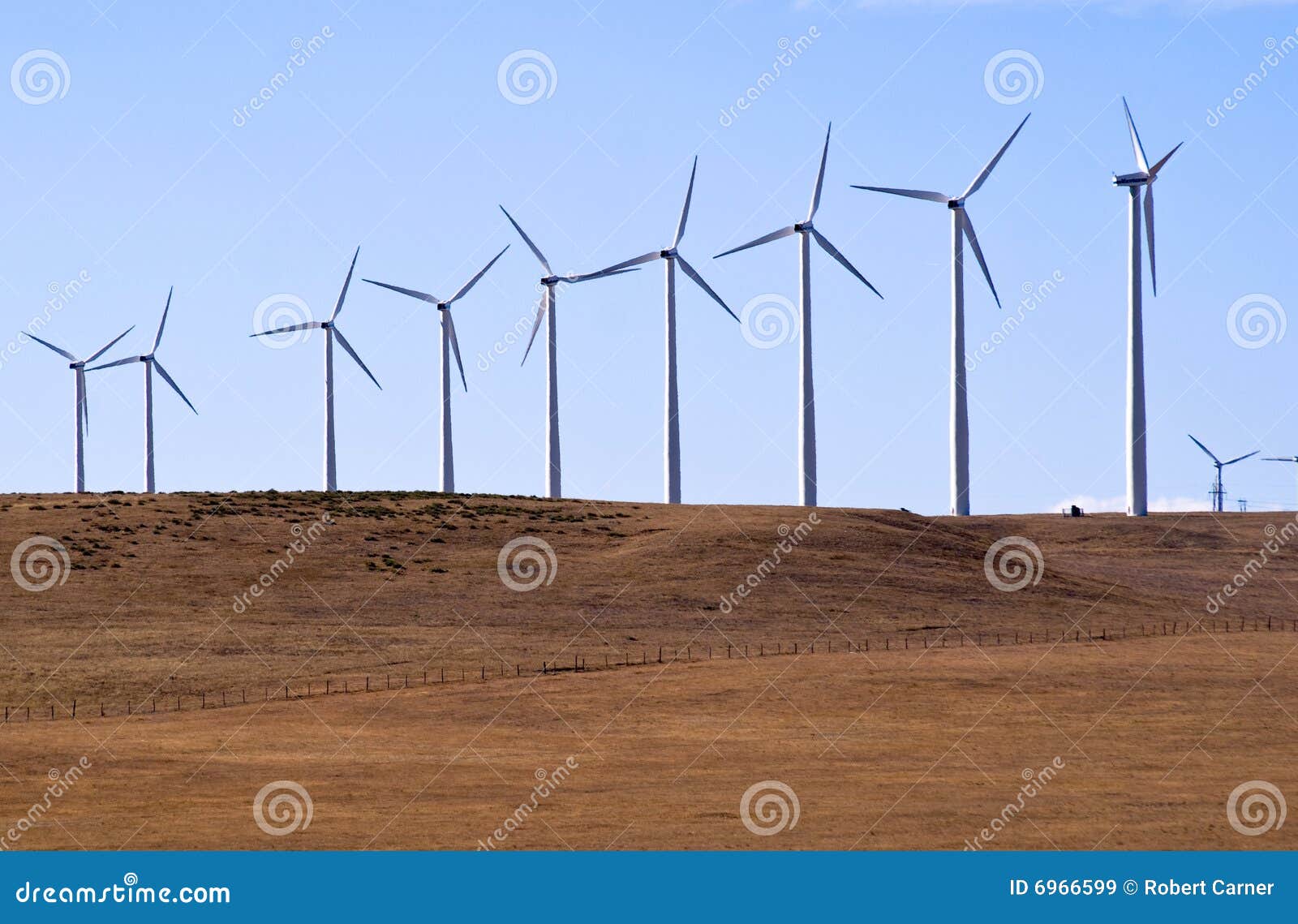Wind Turbines Making Electricity