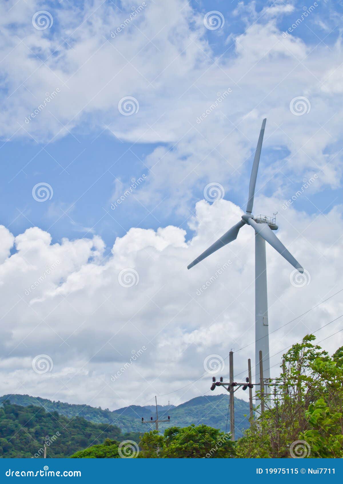 Wind Power Generator Royalty Free Stock Photo - Image: 19975115