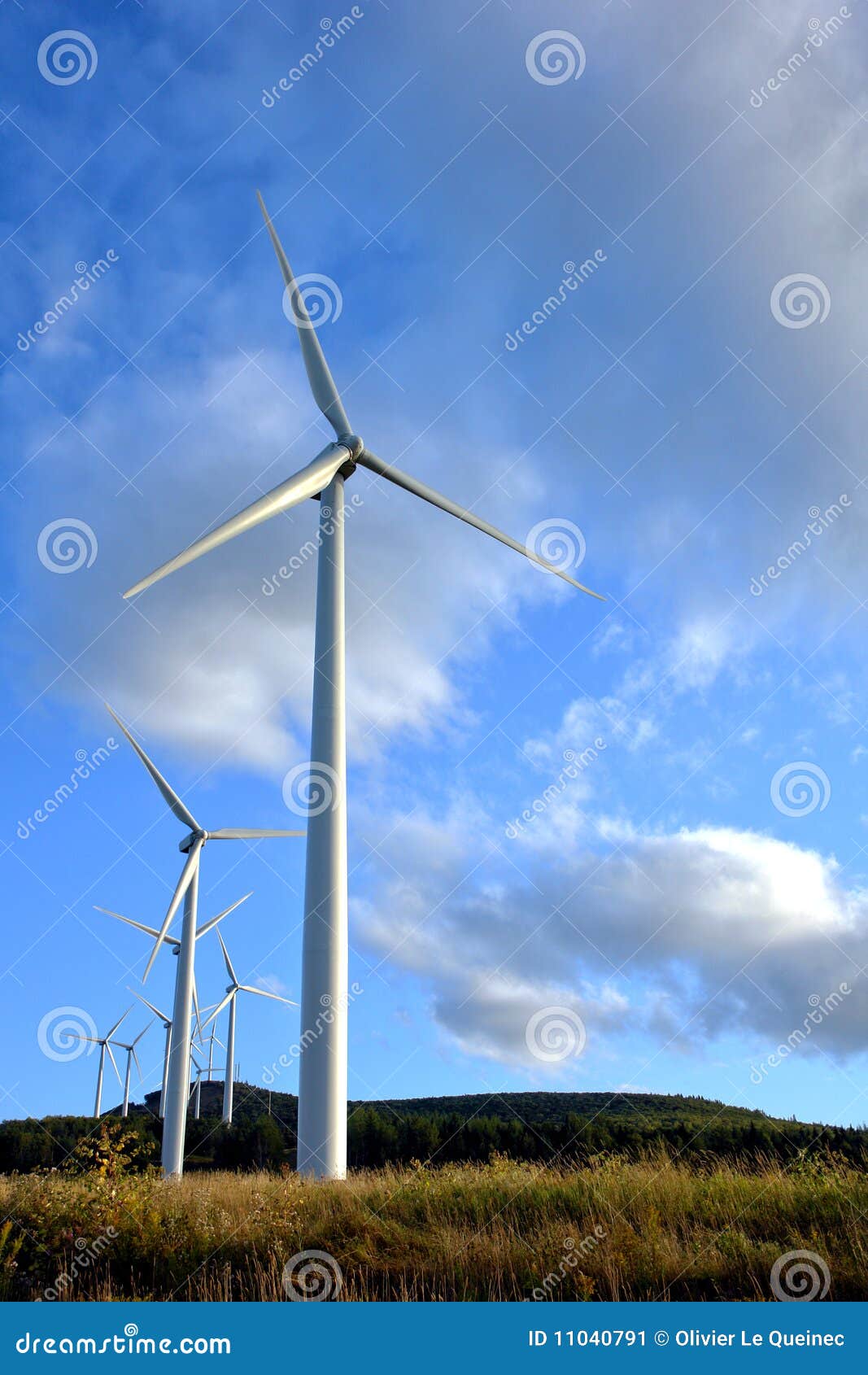 Wind Turbine Farm With Windmill Turbines Stock Image - Image: 11040791