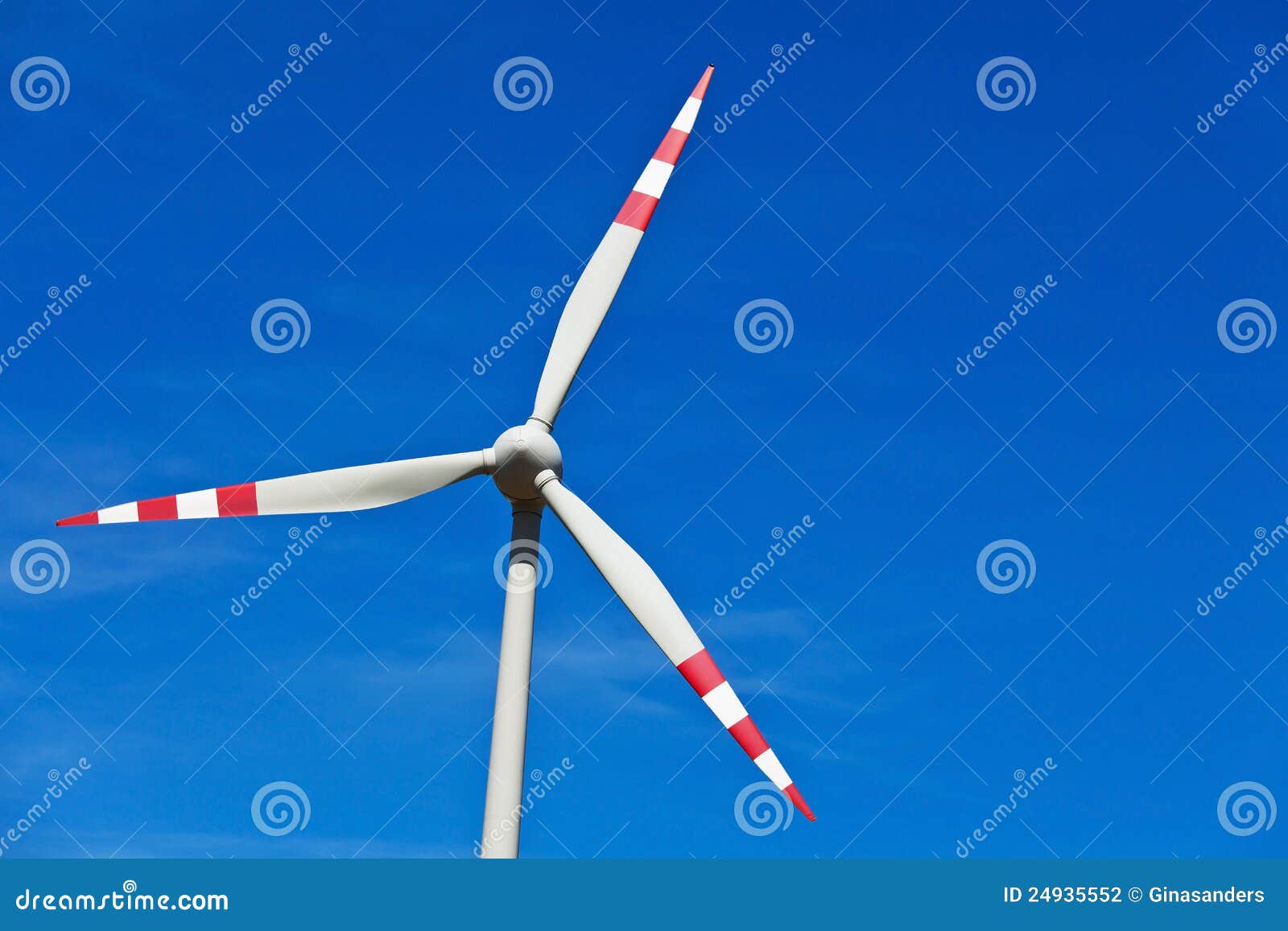 Wind Turbine Of A Wind Power Plant For Electricity Stock Photography 