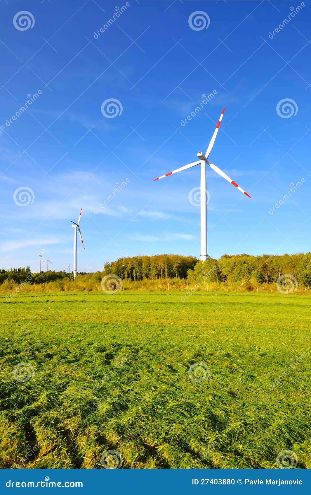 Wind Turbines Generating Electricity Stock Photo - Image: 27403880