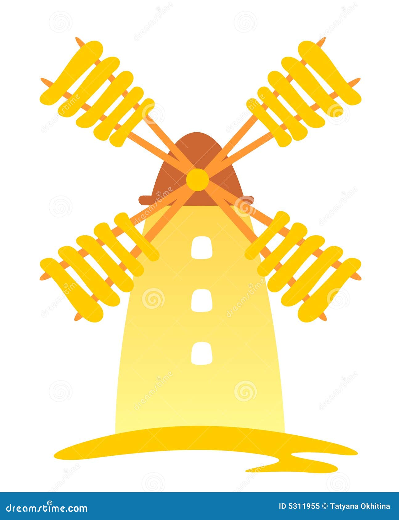 Cartoon Windmill