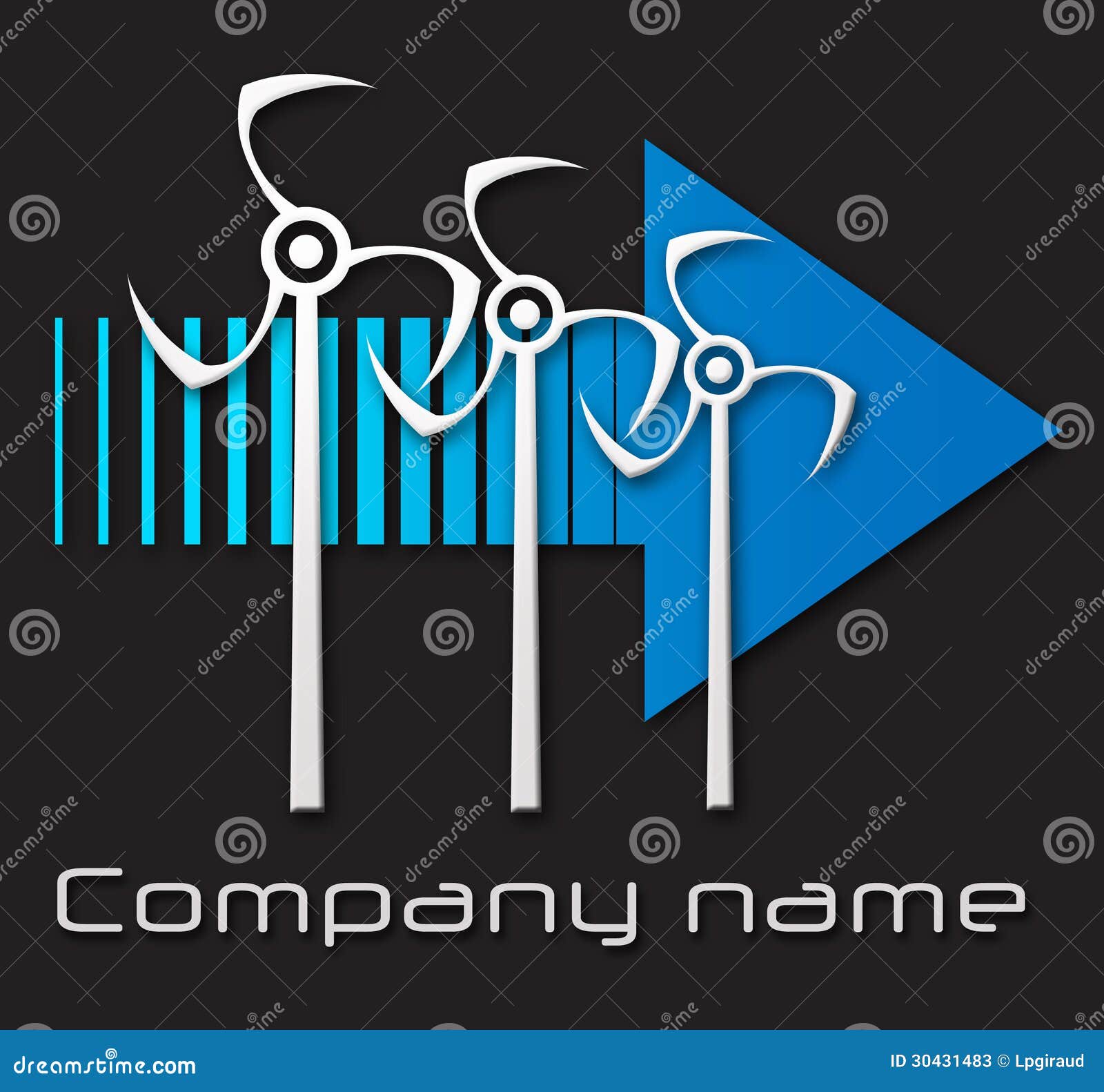Windmill Logo Stock Photos - Image: 30431483