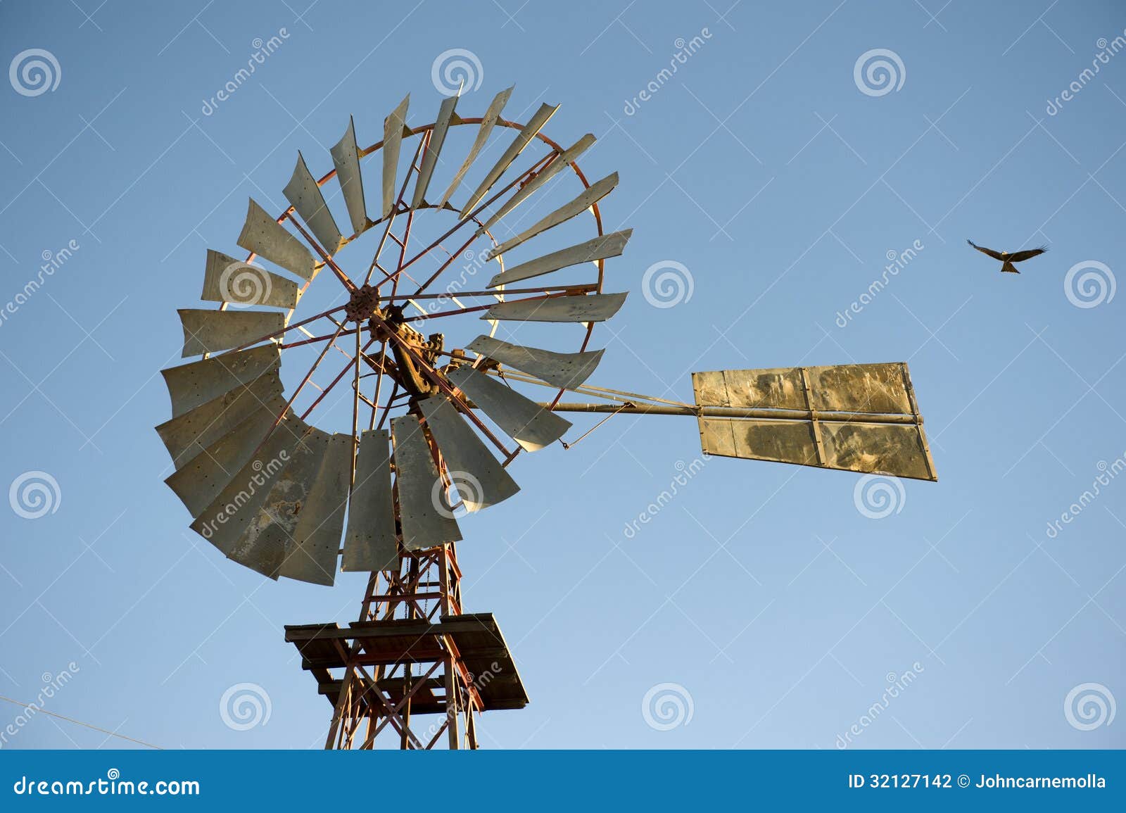 Windmill in outback Queensland, Australia.