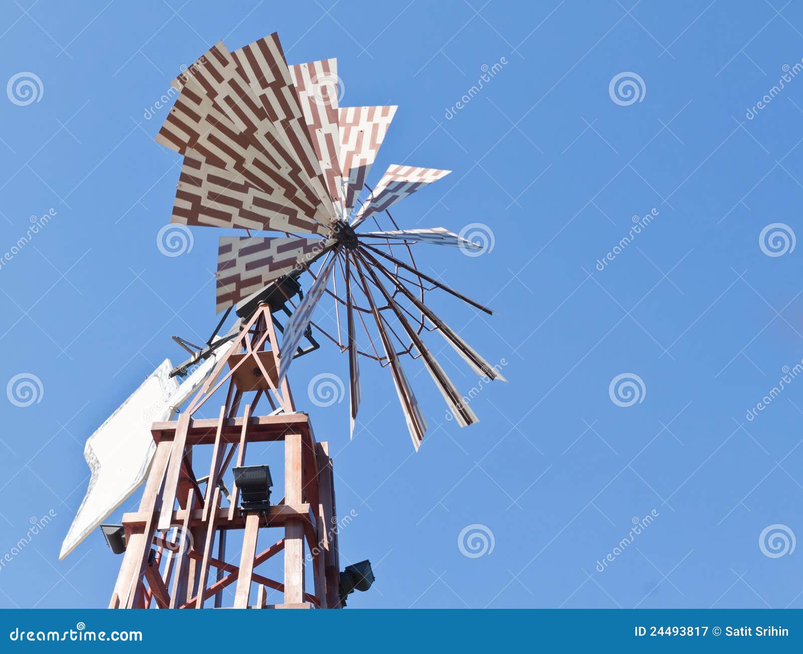 Wooden Windmill Tower Picture