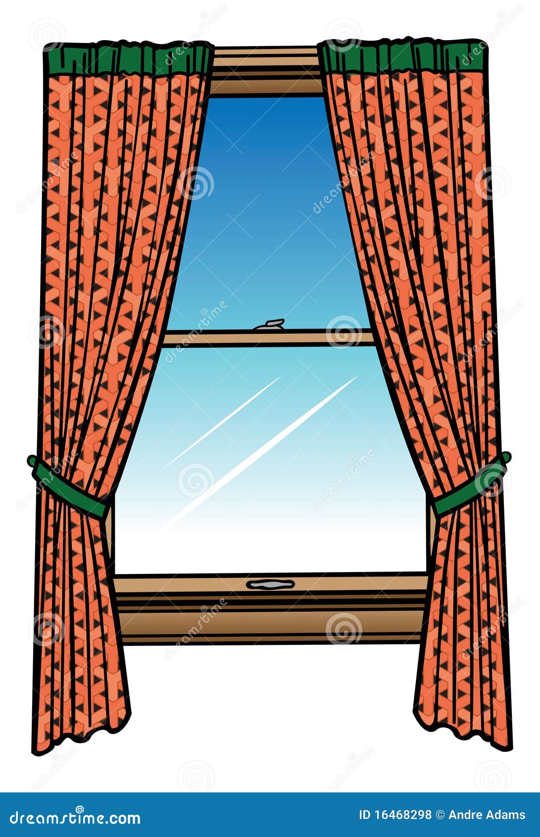 free clipart window curtains - photo #41