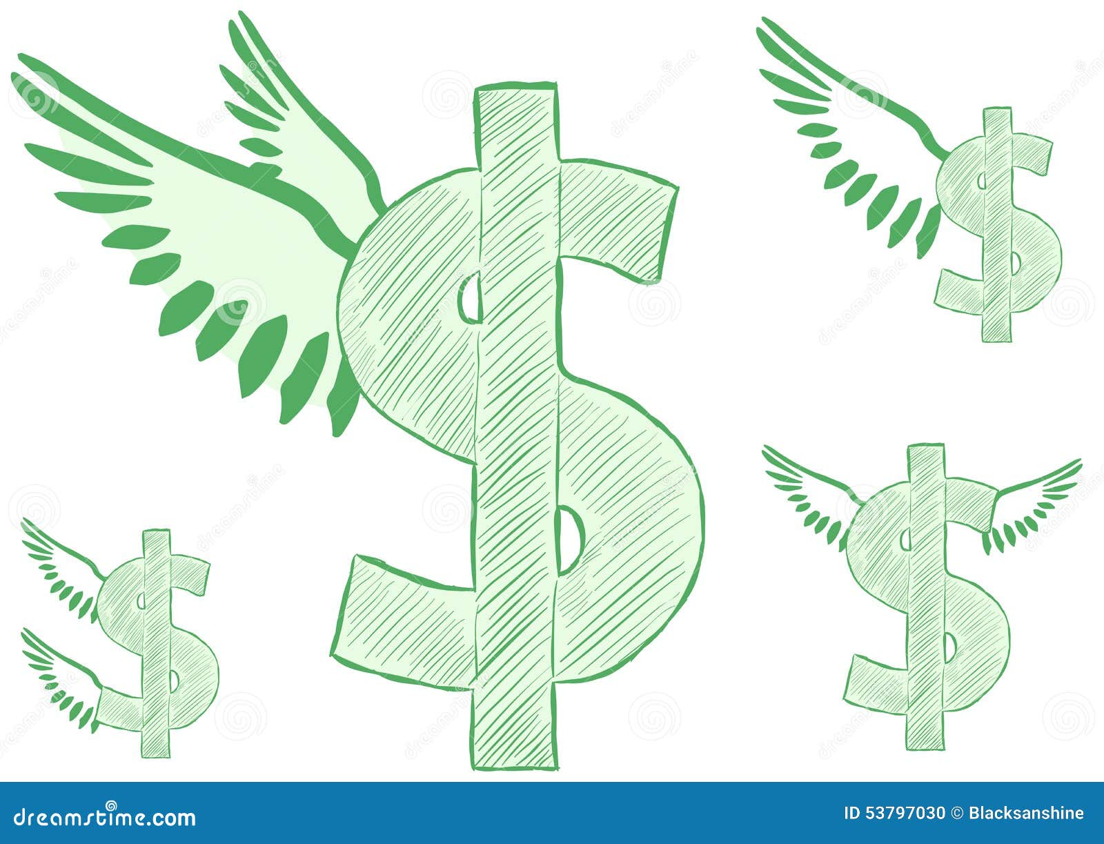 clipart flying dollar sign - photo #9
