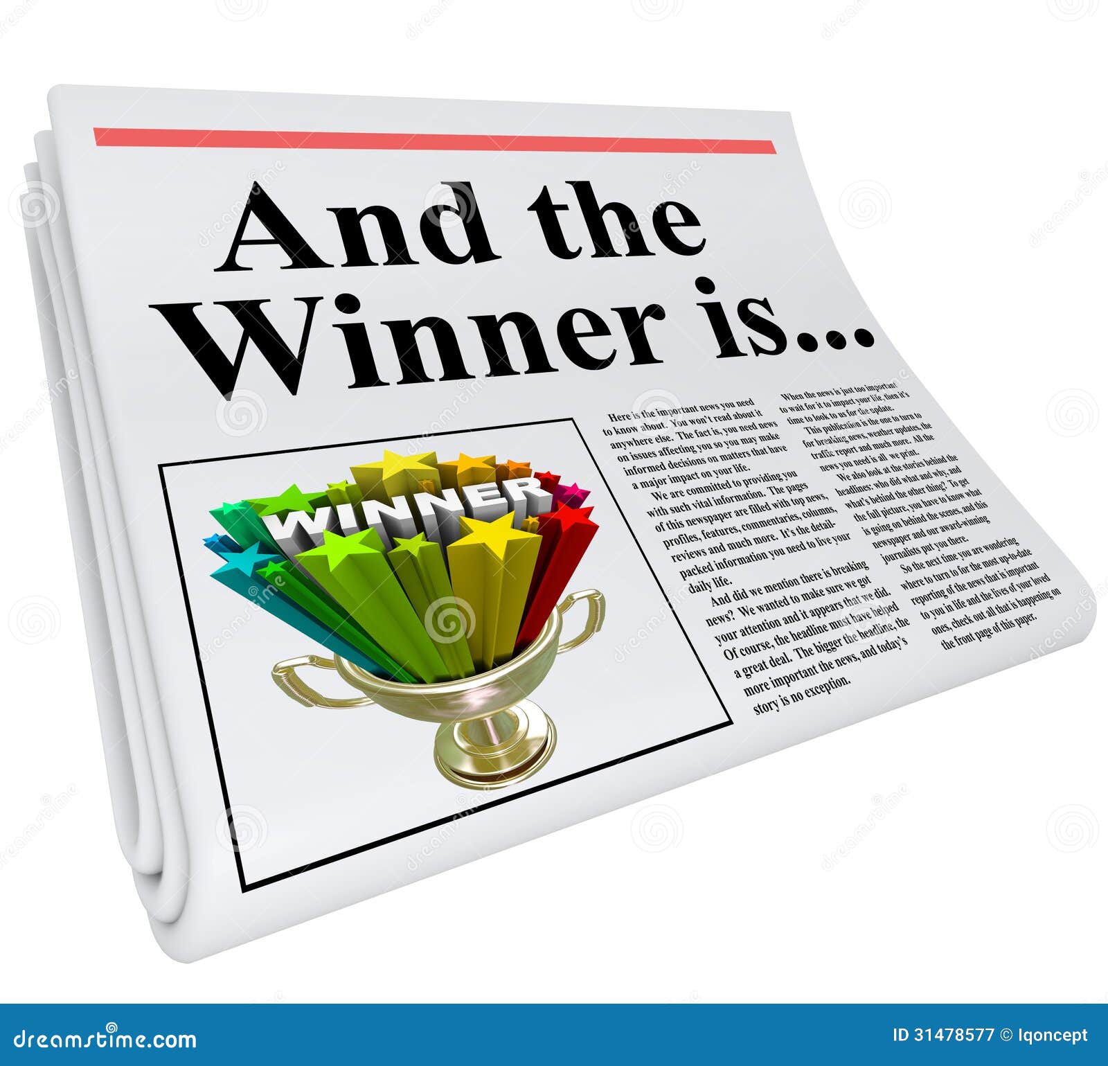 clipart and the winner is - photo #3