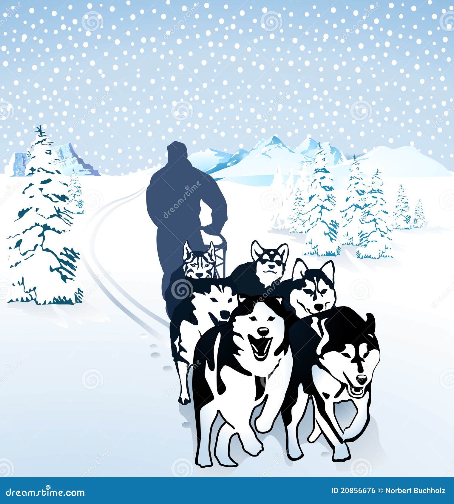 winter dog clipart - photo #7