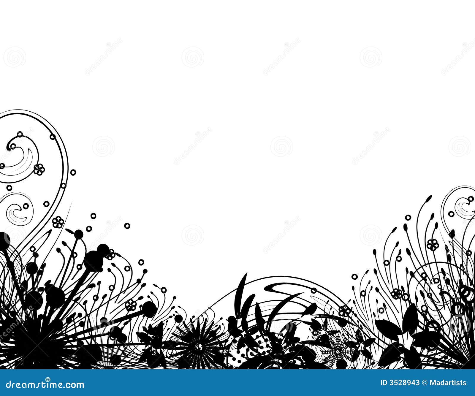 flower garden clipart black and white - photo #40