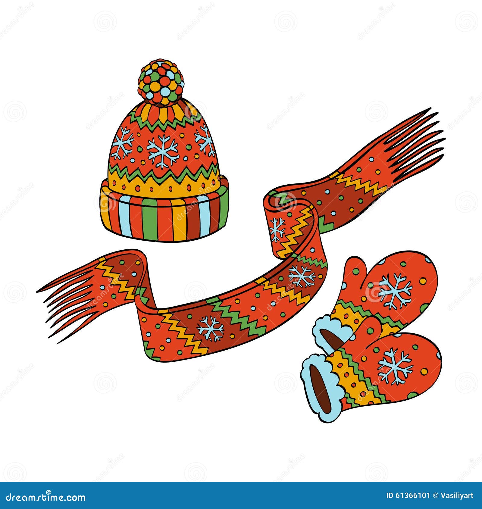 hat and scarf clipart - photo #8