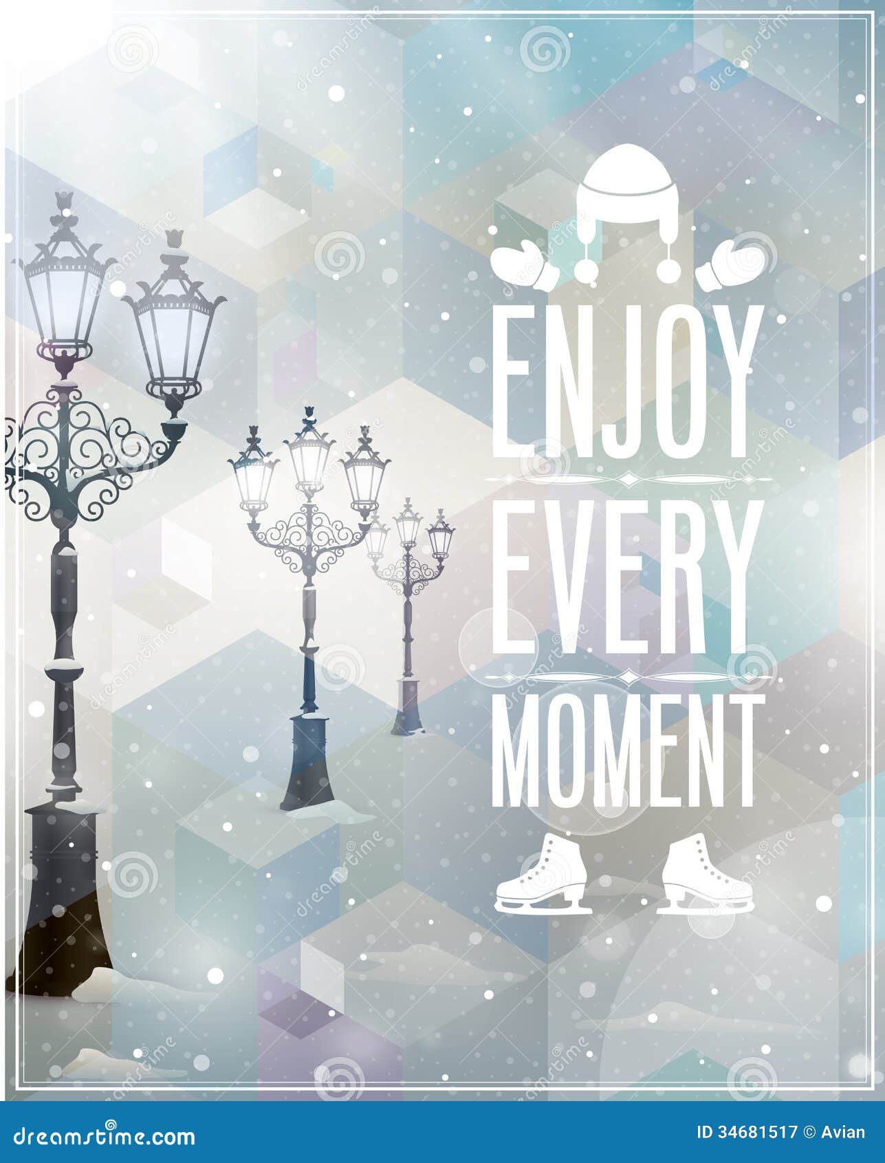 winter poster royalty free stock photography image christmas poster design