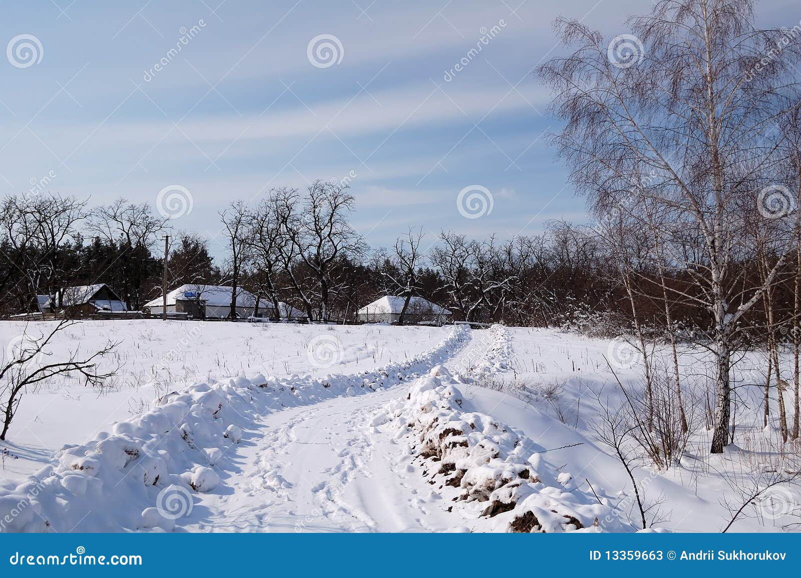 Winter Sun Day Stock Photos - Image: 13359663