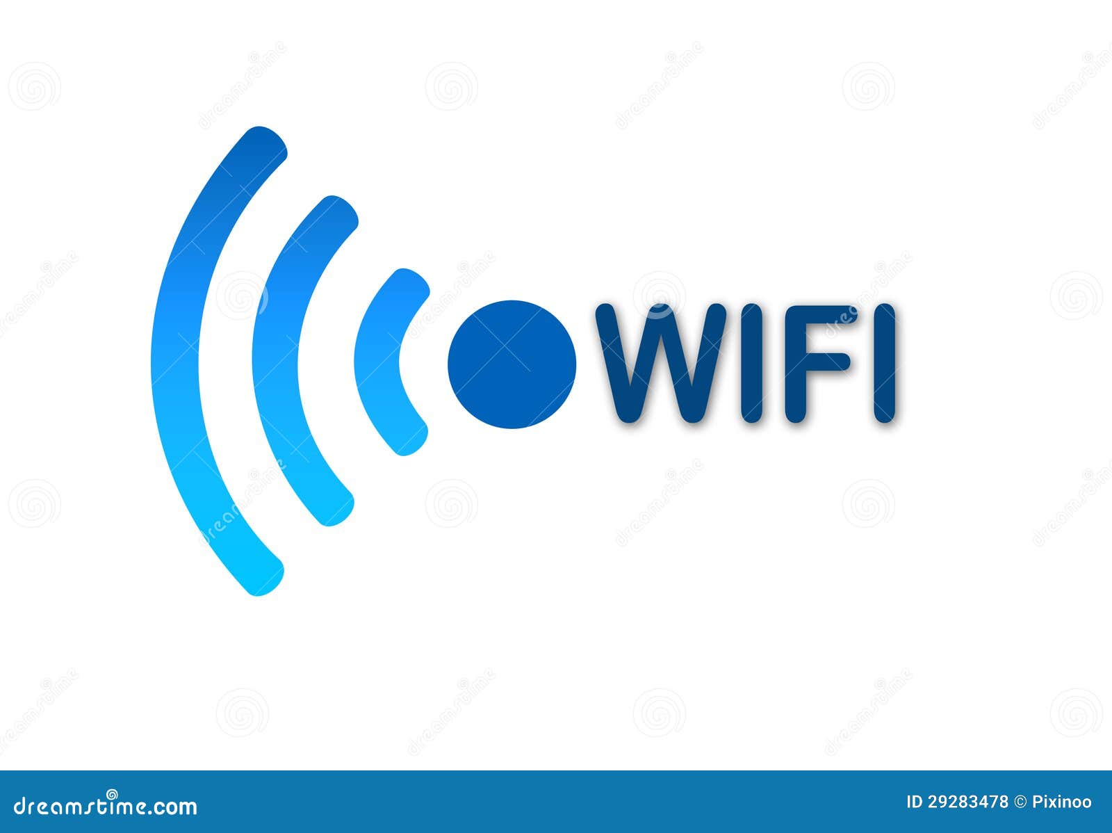 Wireless Wifi Network Blue Icon Royalty Free Stock Photos  Image 