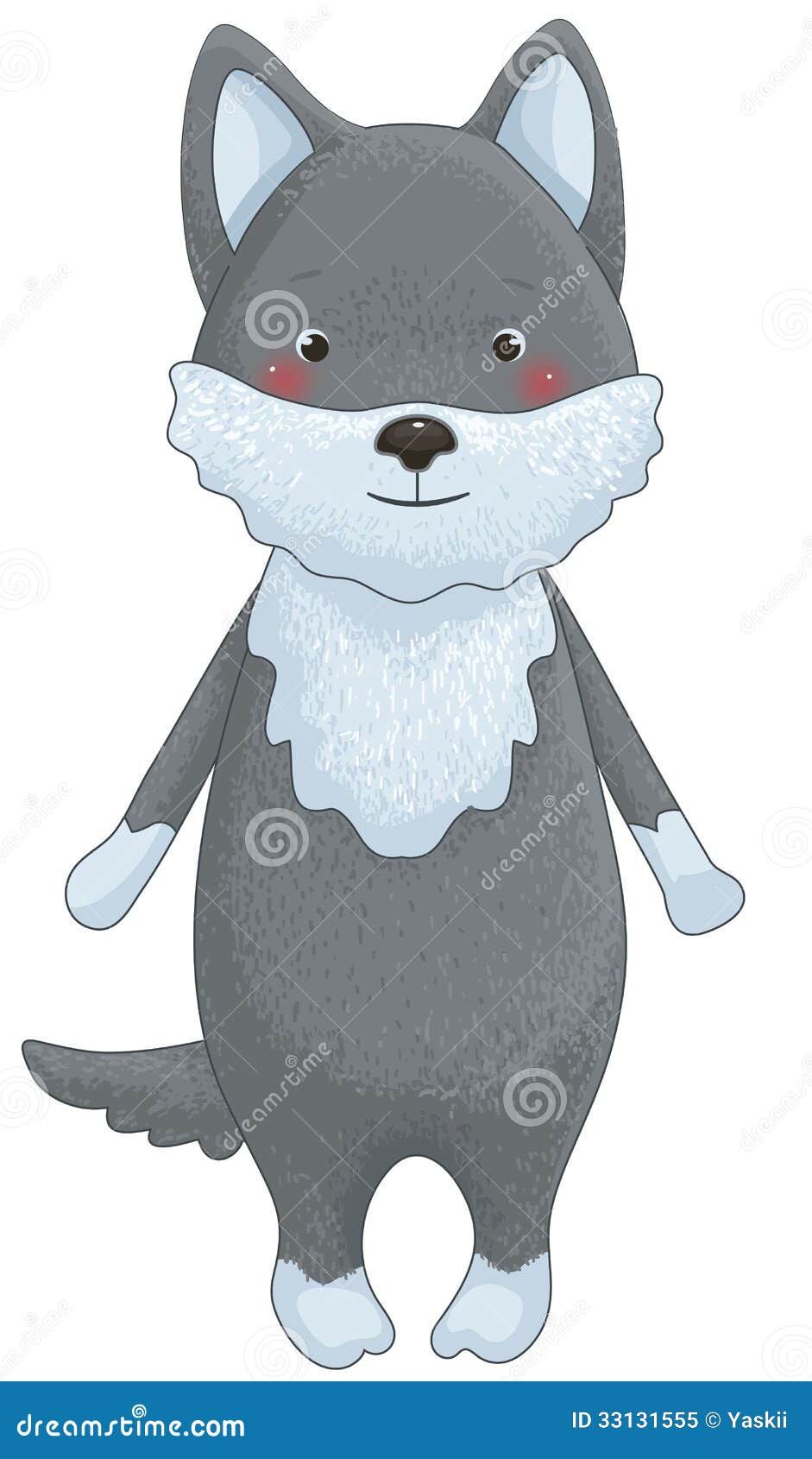 Wolf Cartoon Character Royalty Free Stock Photo - Image: 33131555