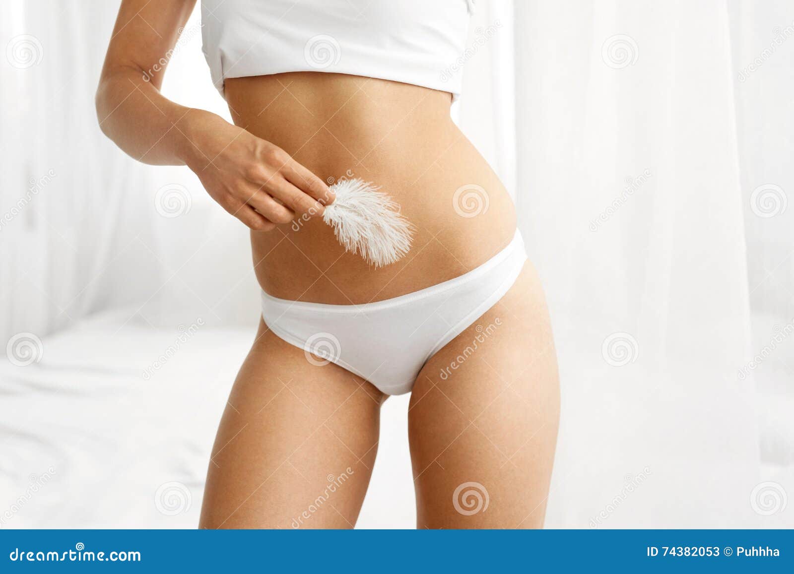Woman Body Care Closeup Of Female Hips In White Bikini Panties Stock 59024 Hot Sex Picture photo photo