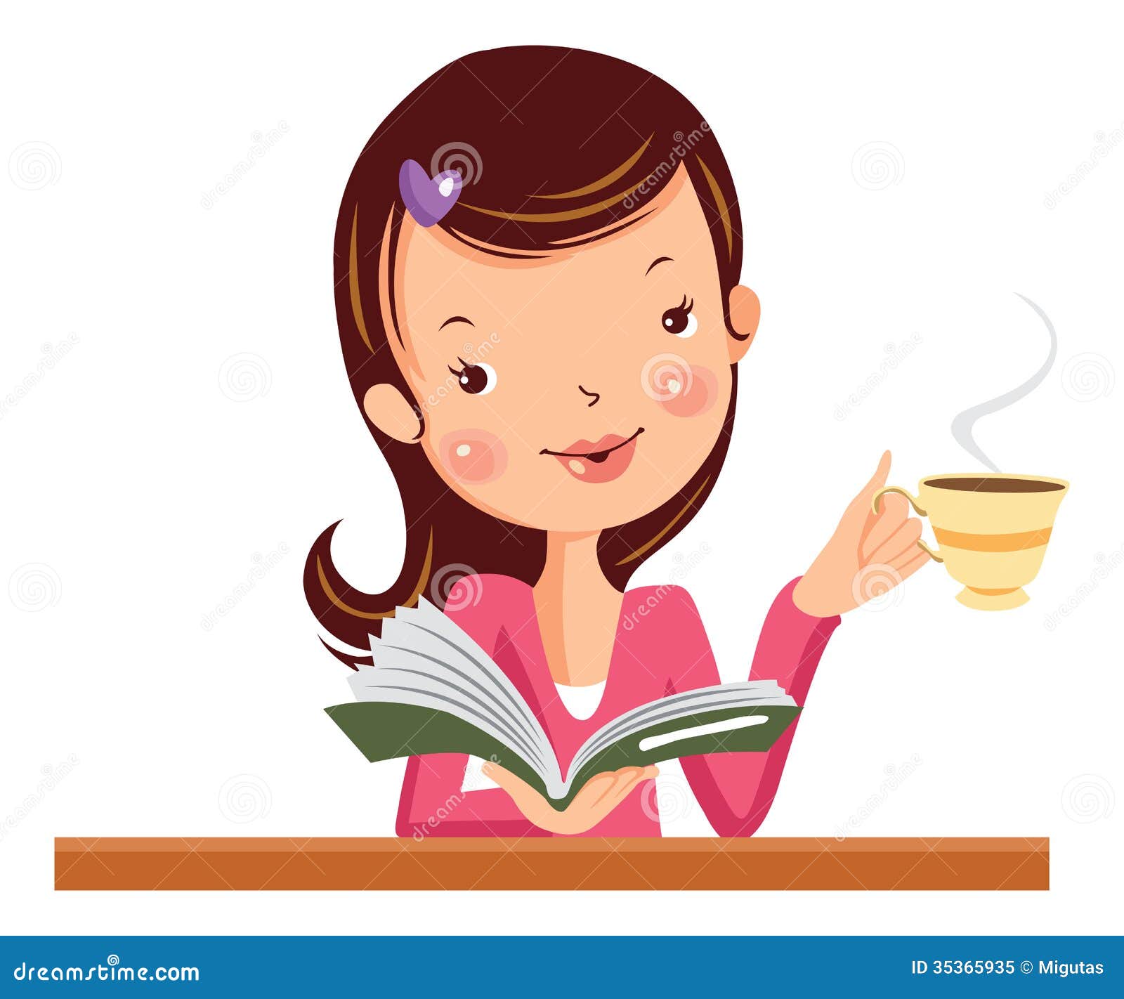 clipart woman reading book - photo #35