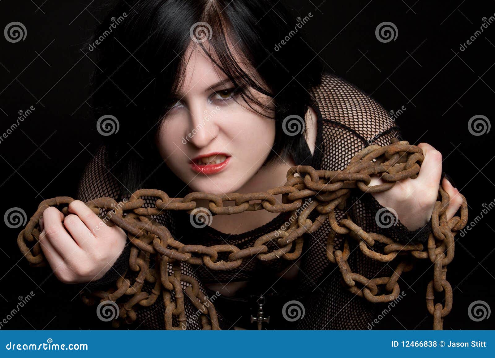 Woman In Chains Art