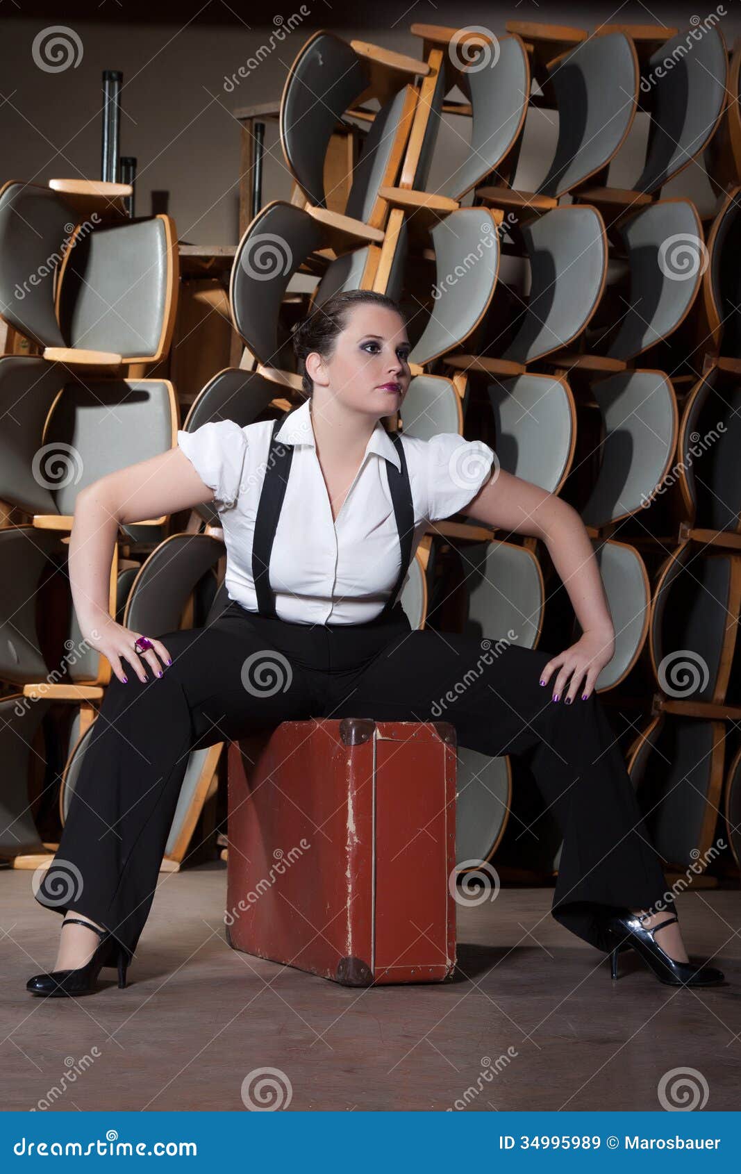 Man Dressed as Woman