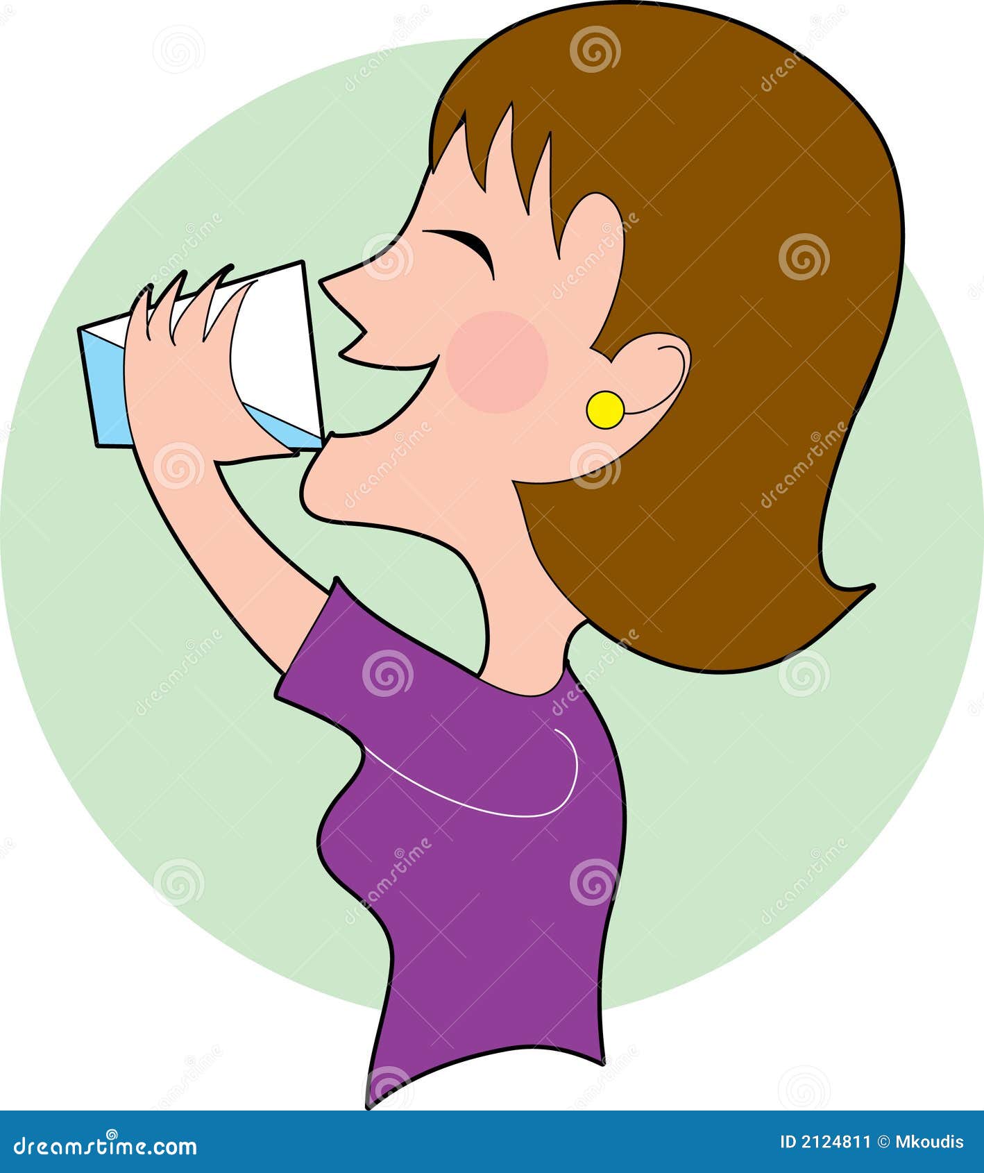 girl drinking clipart - photo #16