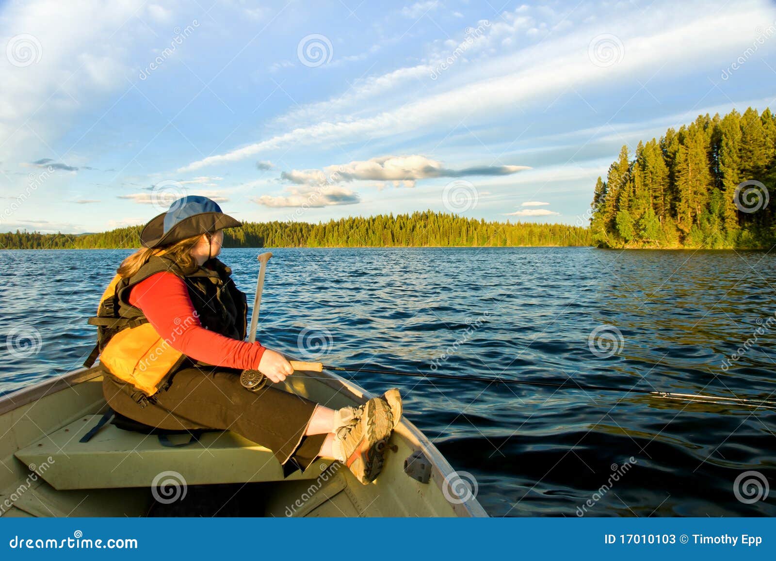 Women Fishing On Boats