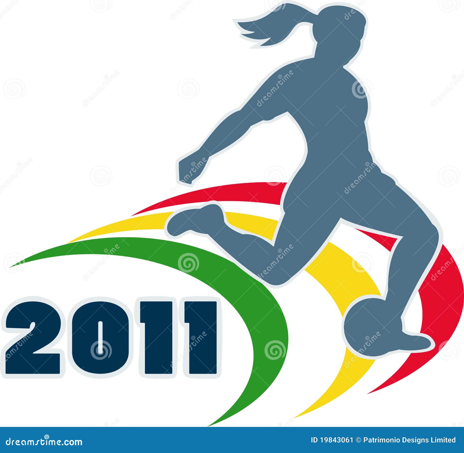 clipart girl playing soccer - photo #49