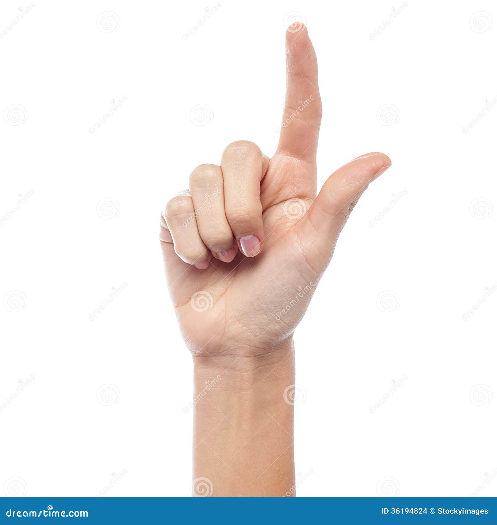 Woman Hand In Loser Gesture Stock Images - Image: 36194824