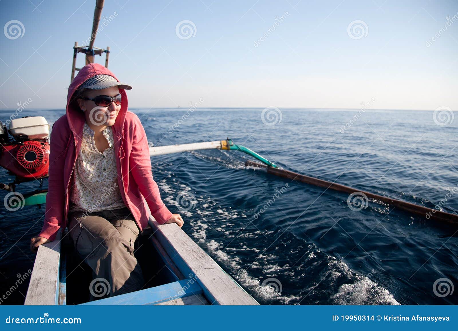 Woman Sailing Stock Images - Image: 19950314