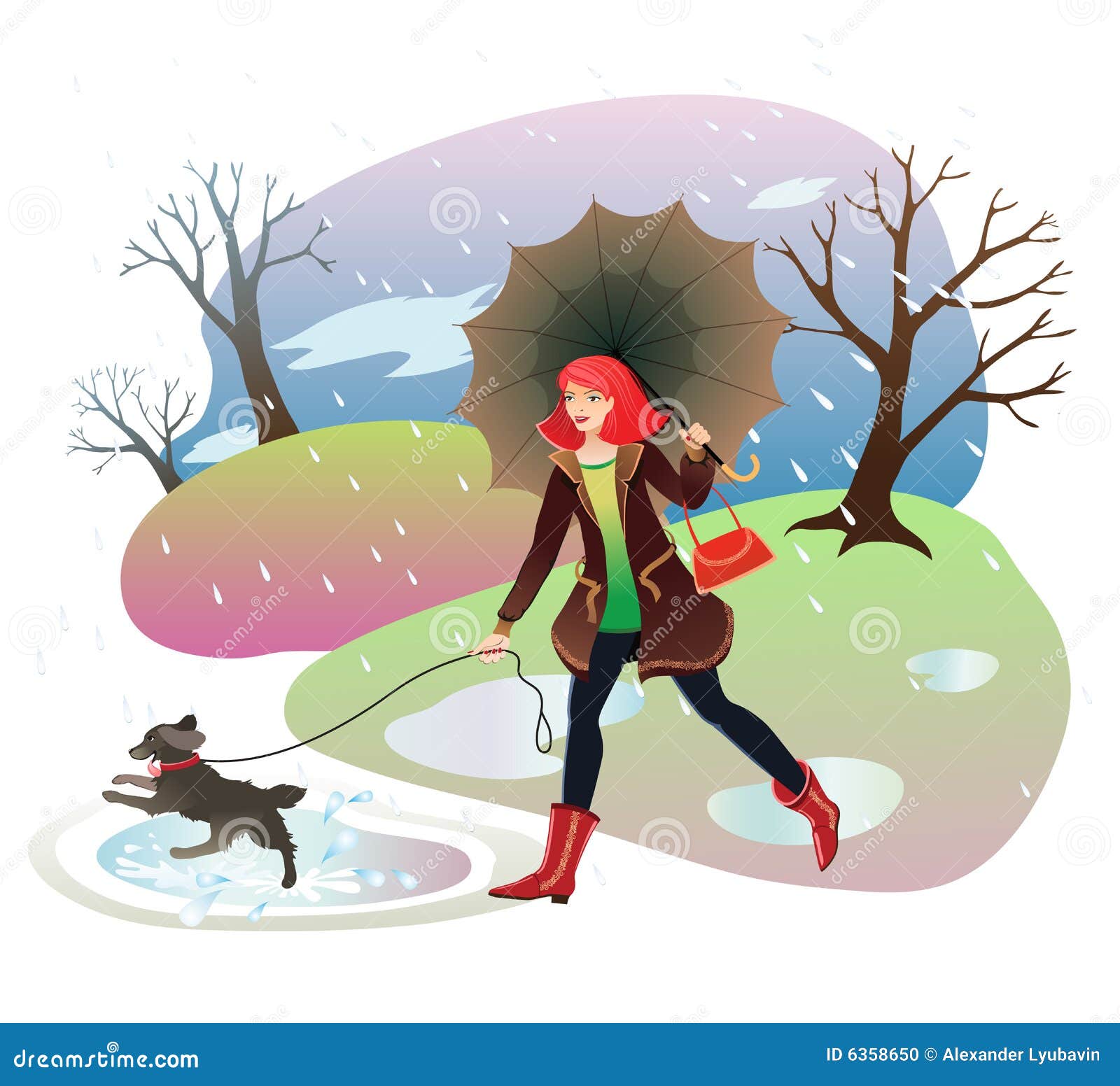 clipart man walking dog - photo #19