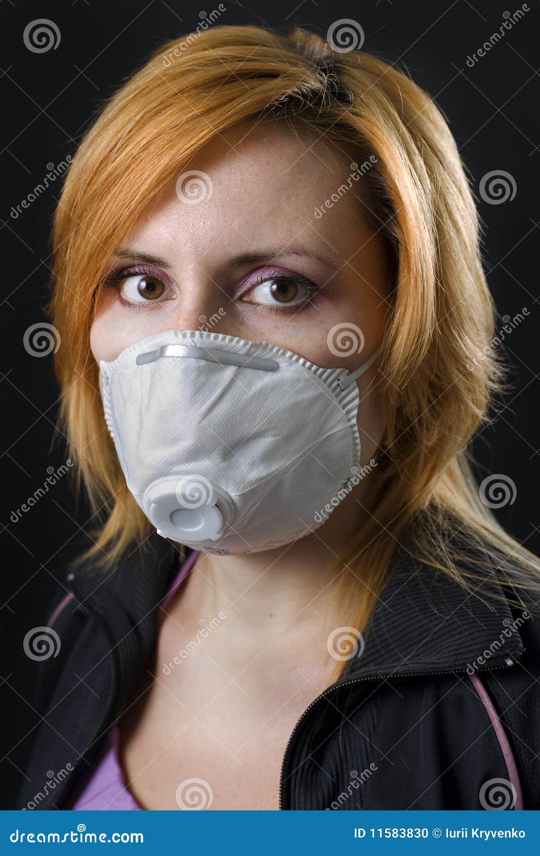 Woman Wearing Face Mask Stock Photo - Image: 11583830