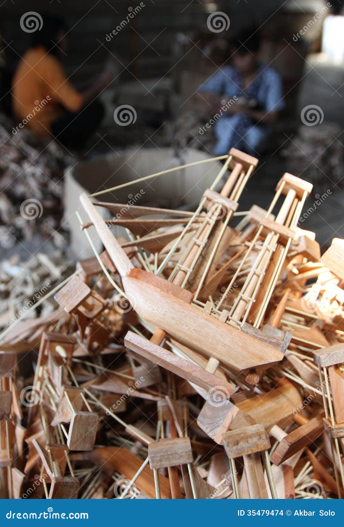 Wood Boat Craft Editorial Stock Image - Image: 35479474