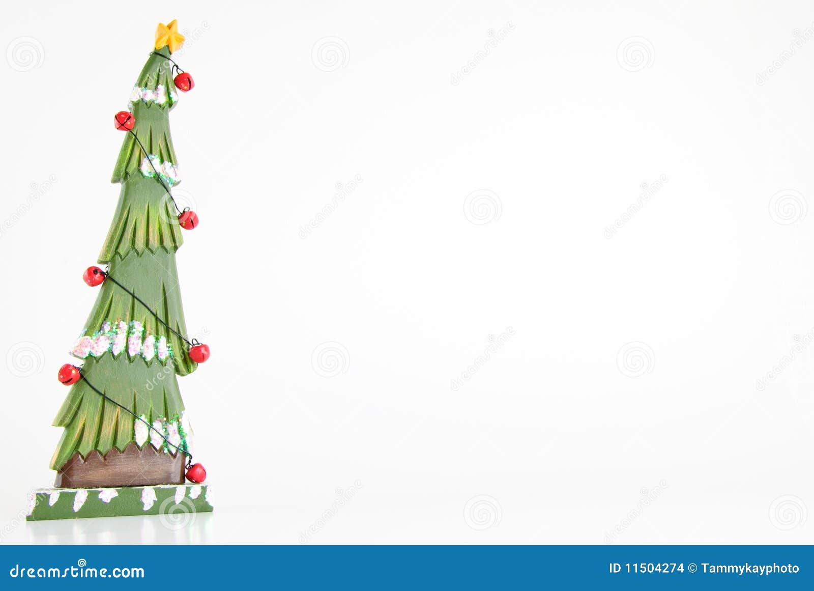 narrow wooden Christmas tree stand that can be used as a frame.