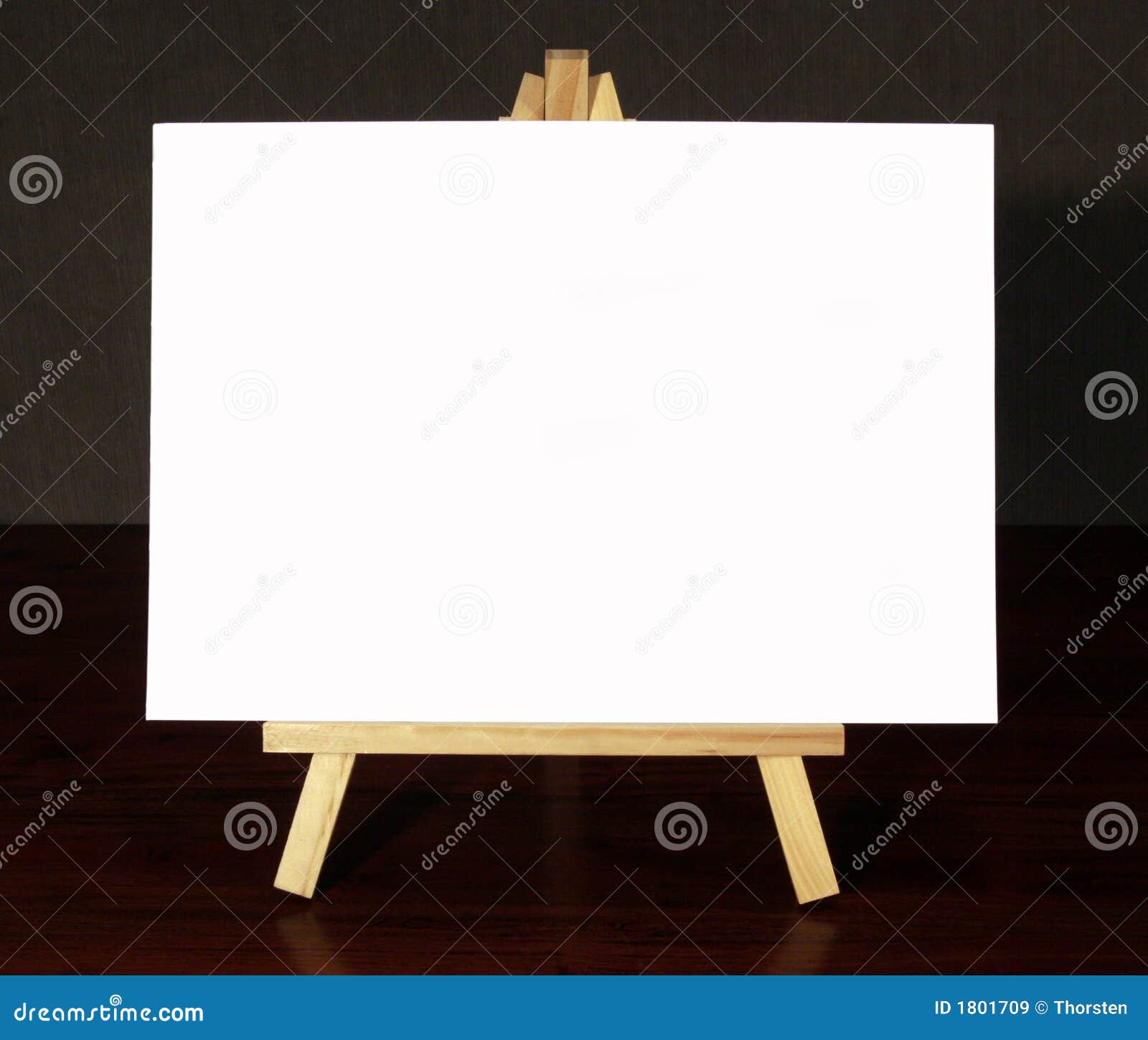 Easel with Canvas Clip Art