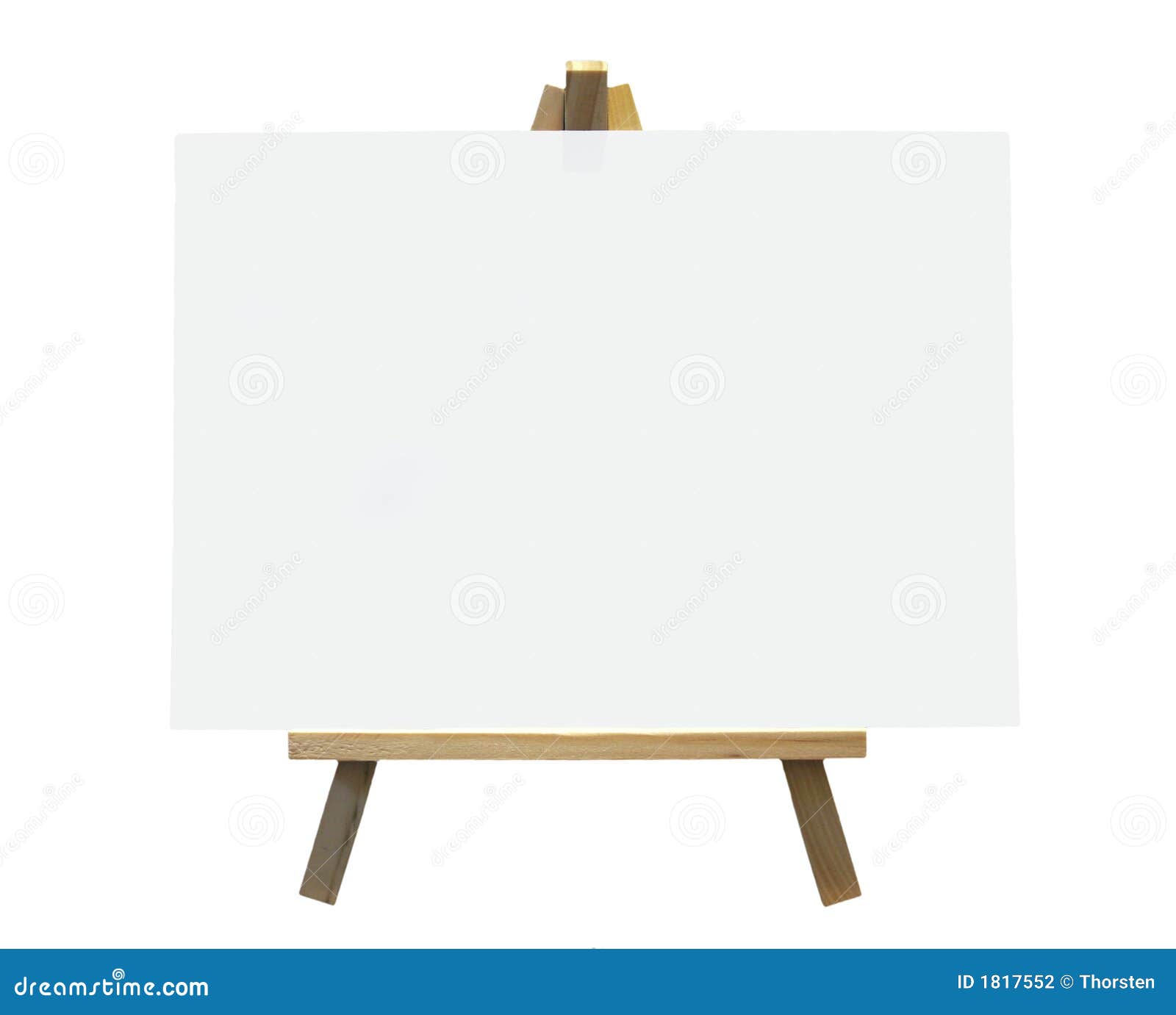 Easel with Canvas Clip Art