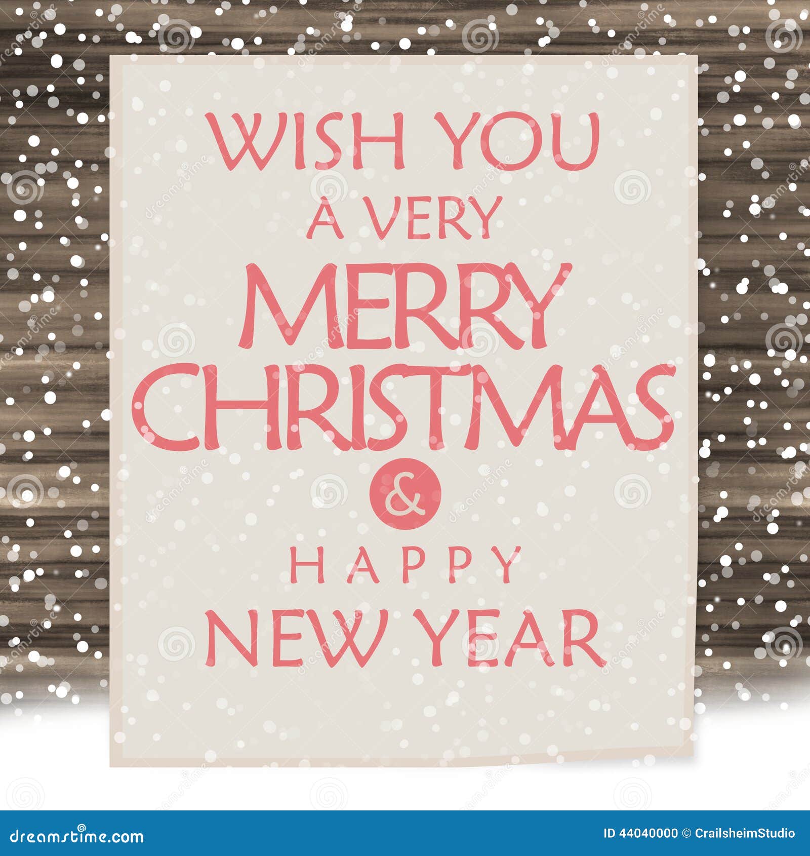 Wood sign merry christmas and happy new year creative design graphic.