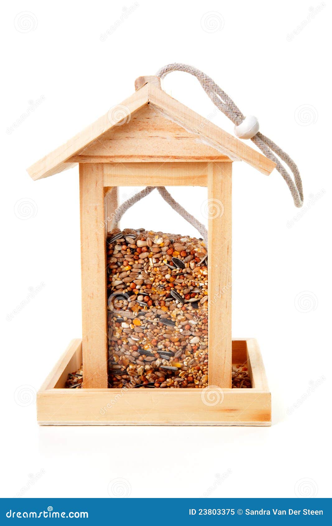 Wooden Bird Feeder House Royalty Free Stock Photo - Image: 23803375
