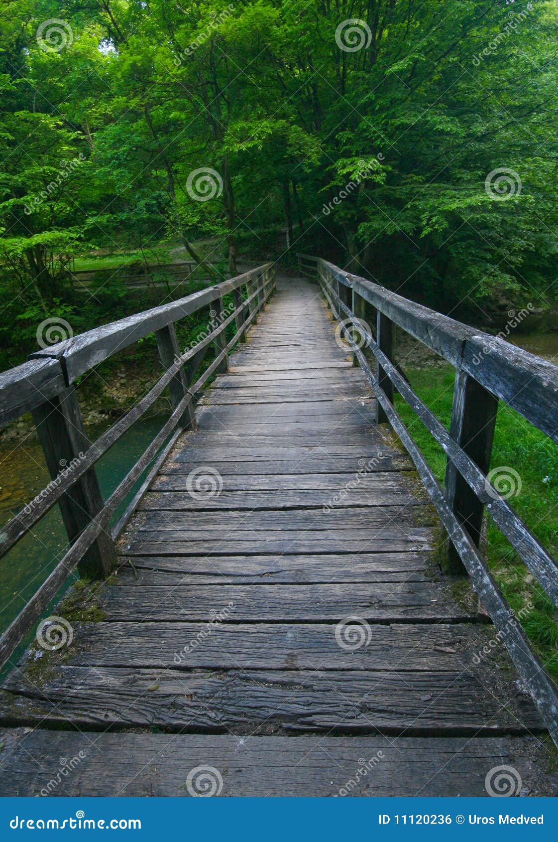Wooden Footbridge Royalty Free Stock Image - Image: 11120236