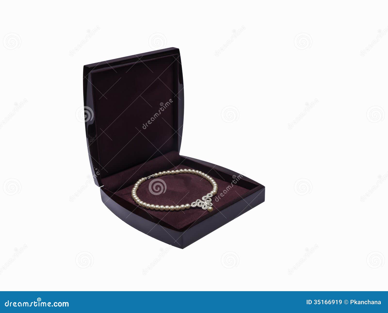 Wooden Jewelry Box Royalty Free Stock Images - Image: 35166919