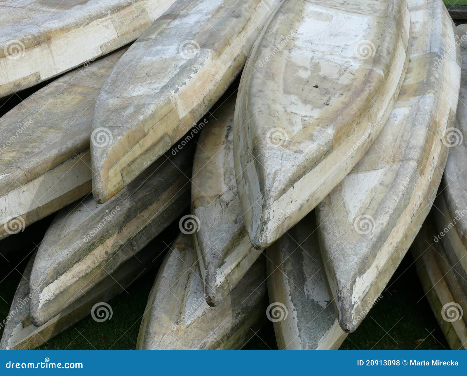 Wooden Kayaks. Royalty Free Stock Photos - Image: 20913098