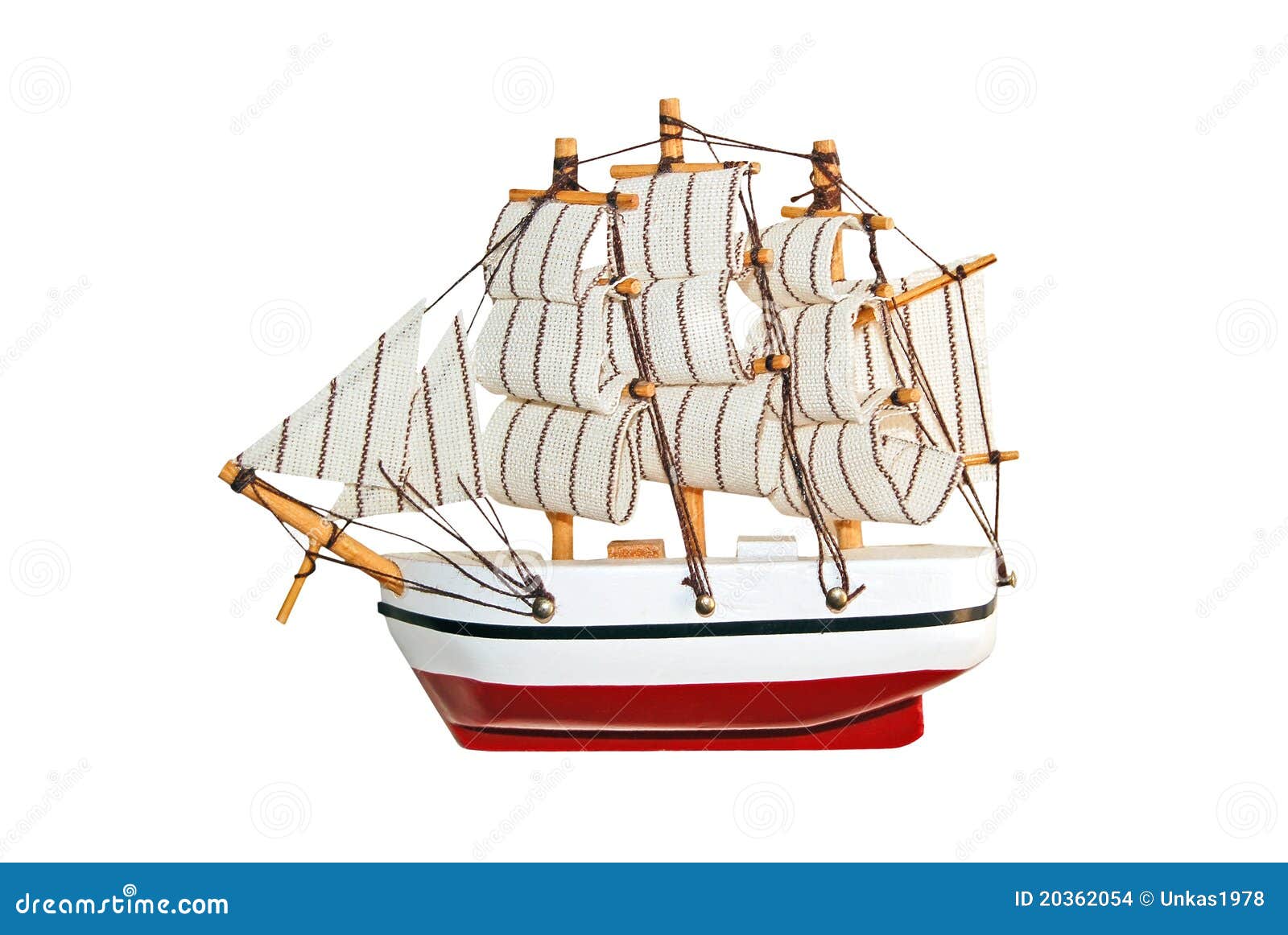 Wooden Ship Toy Model Stock Images Image 20362054