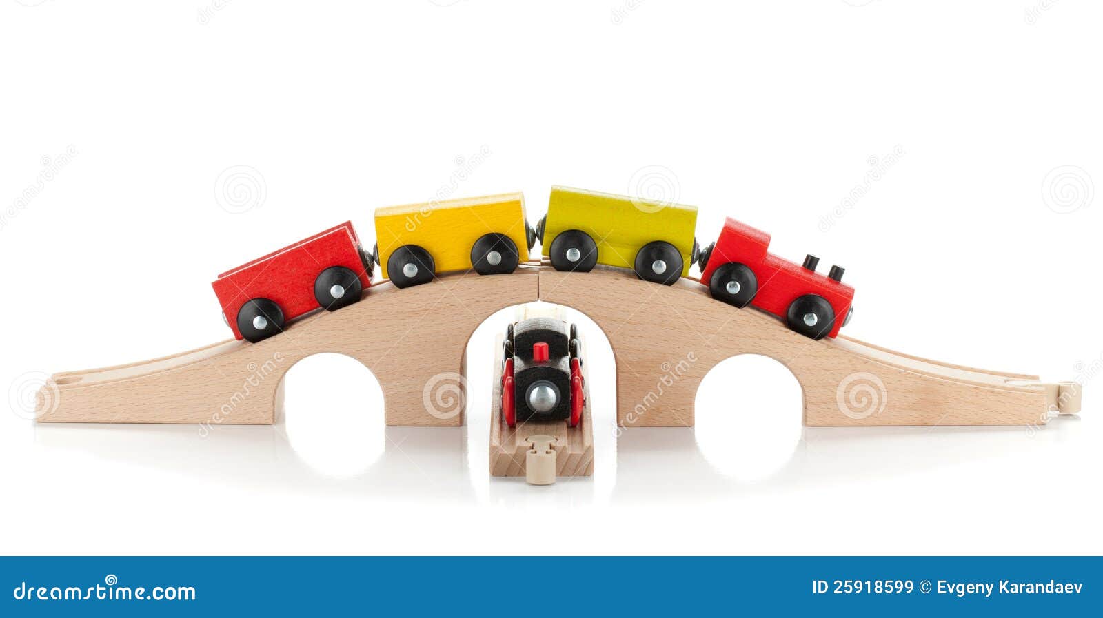 Wooden Toy Trains Royalty Free Stock Images - Image: 25918599