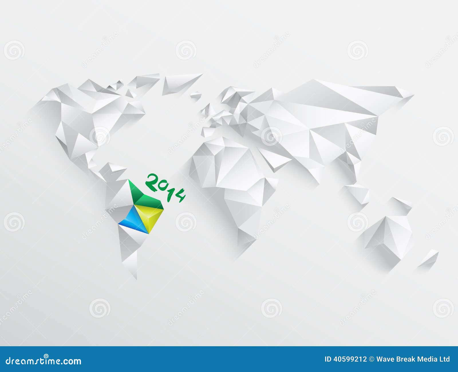 map brazil highlighted