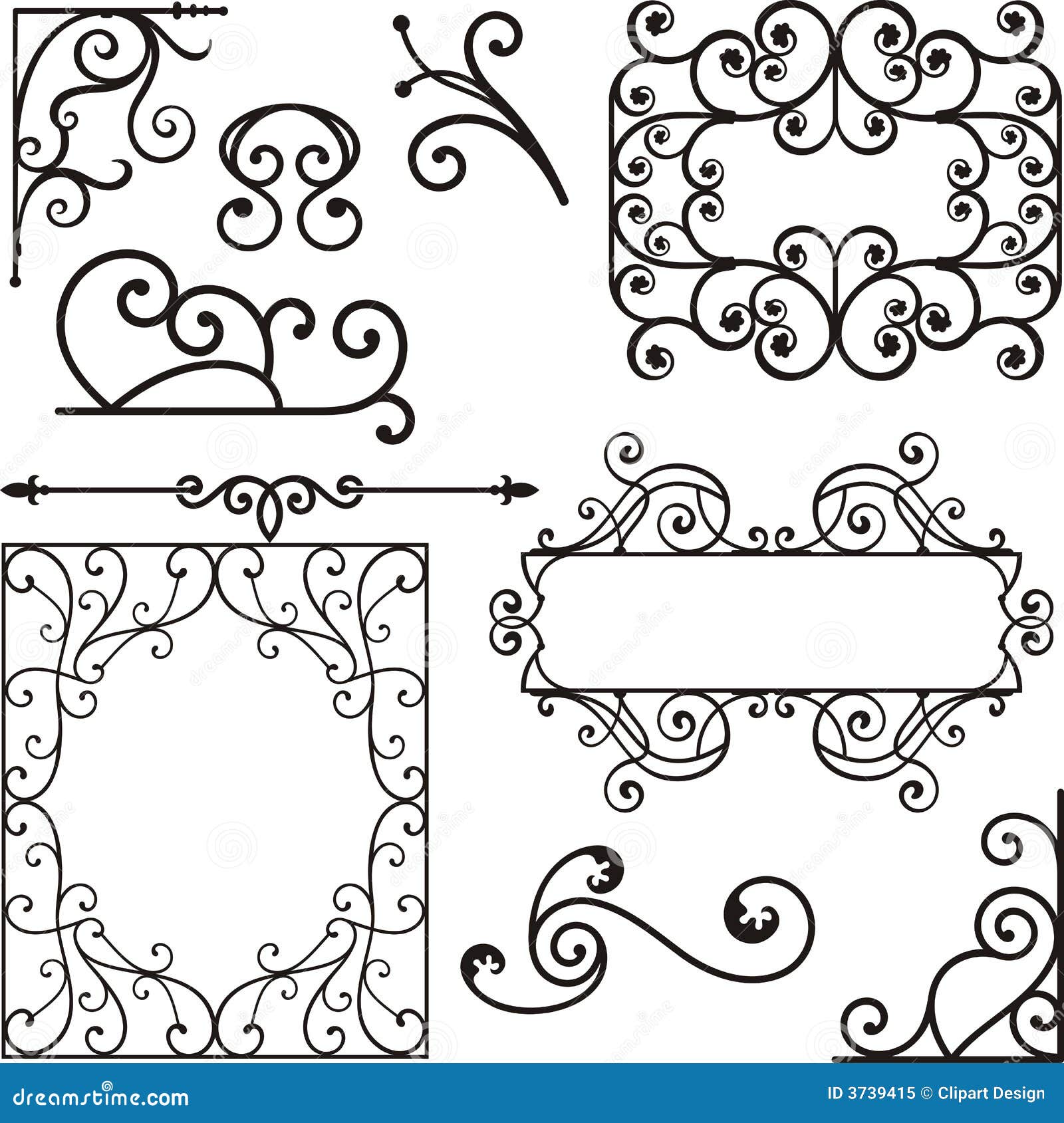 wrought iron clipart free - photo #21