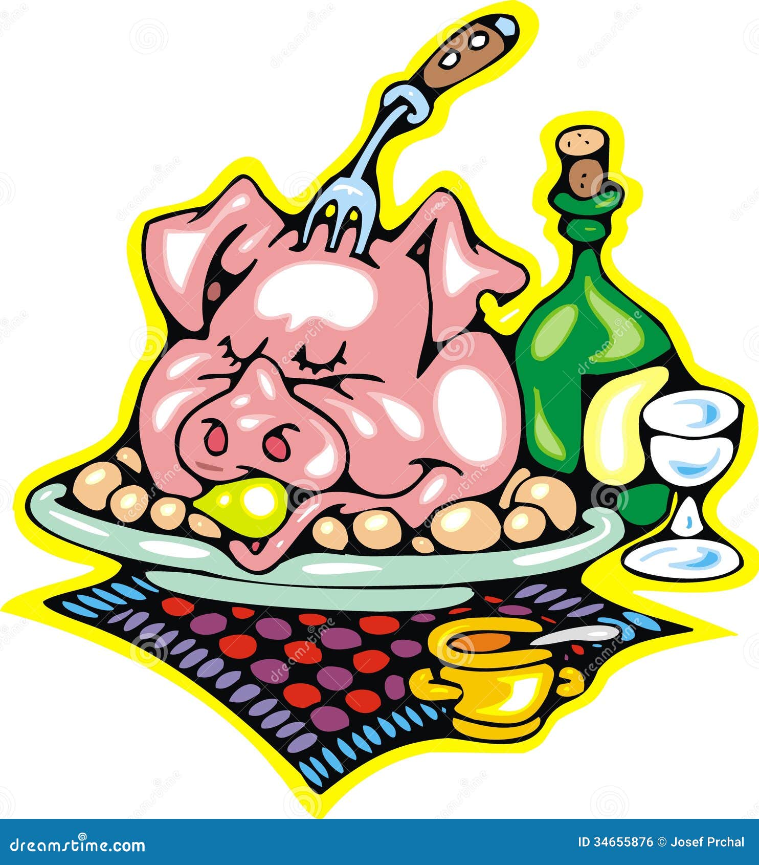 christmas dinner clipart - photo #31