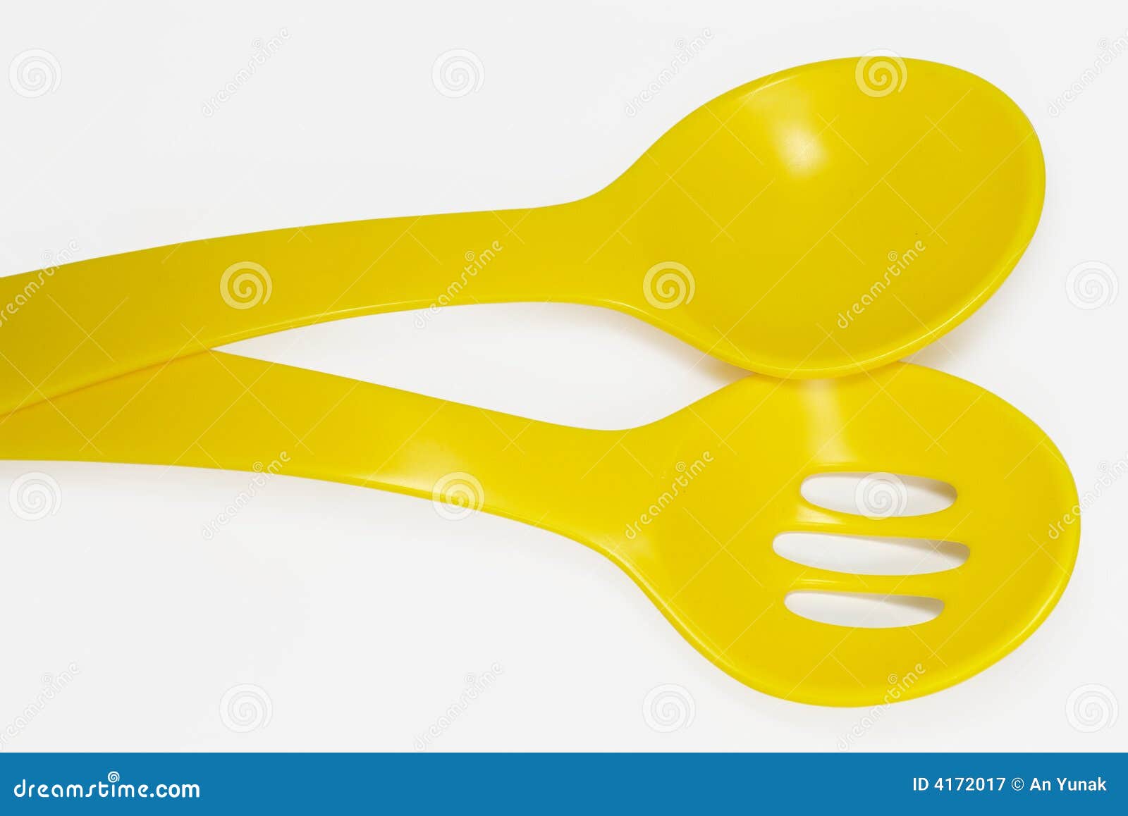 Yellow Spoons Royalty Free Stock Photography Image 4172017