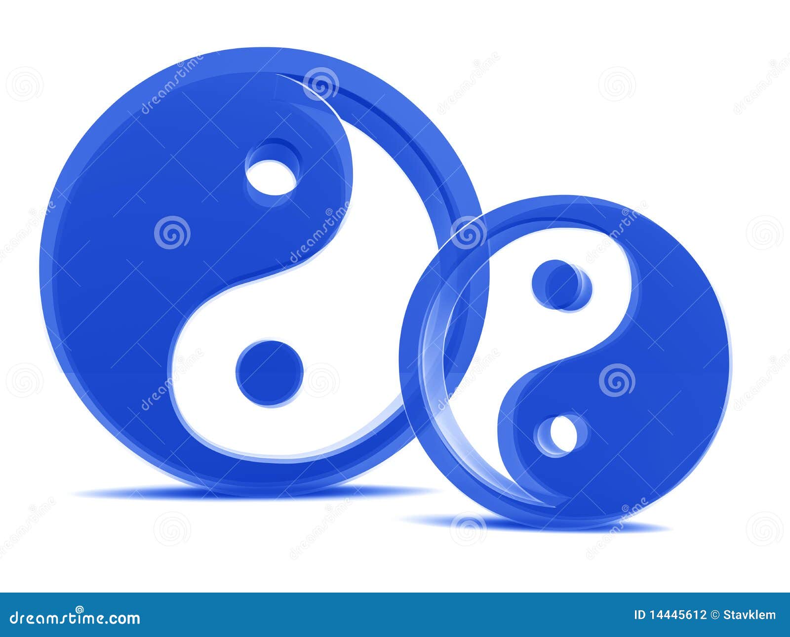 Yin Yang Elements Stock Photography Image 14445612